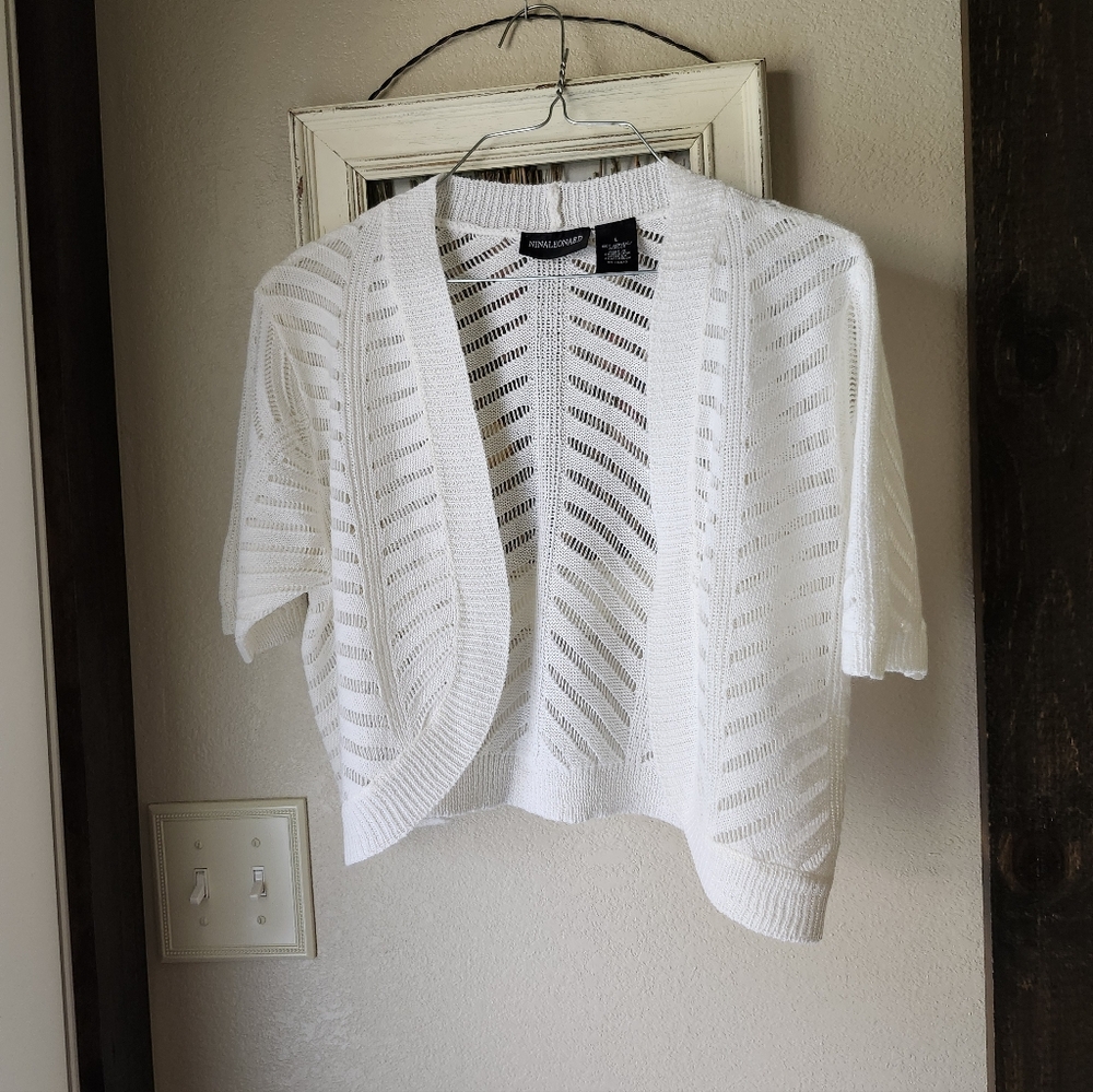 Womens White Sweater Shrug